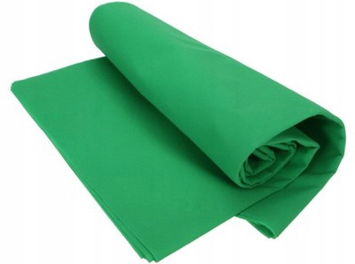 Zelené bavlněné pozadí 3x3 m Green Screen 120 g/m2