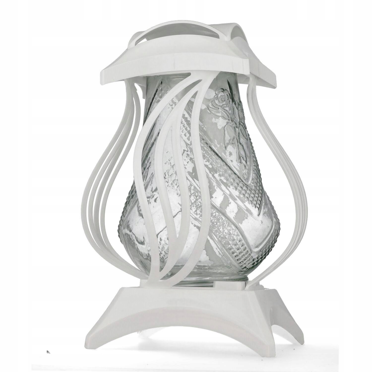 Znicz Cebula Słoik biały 34cm