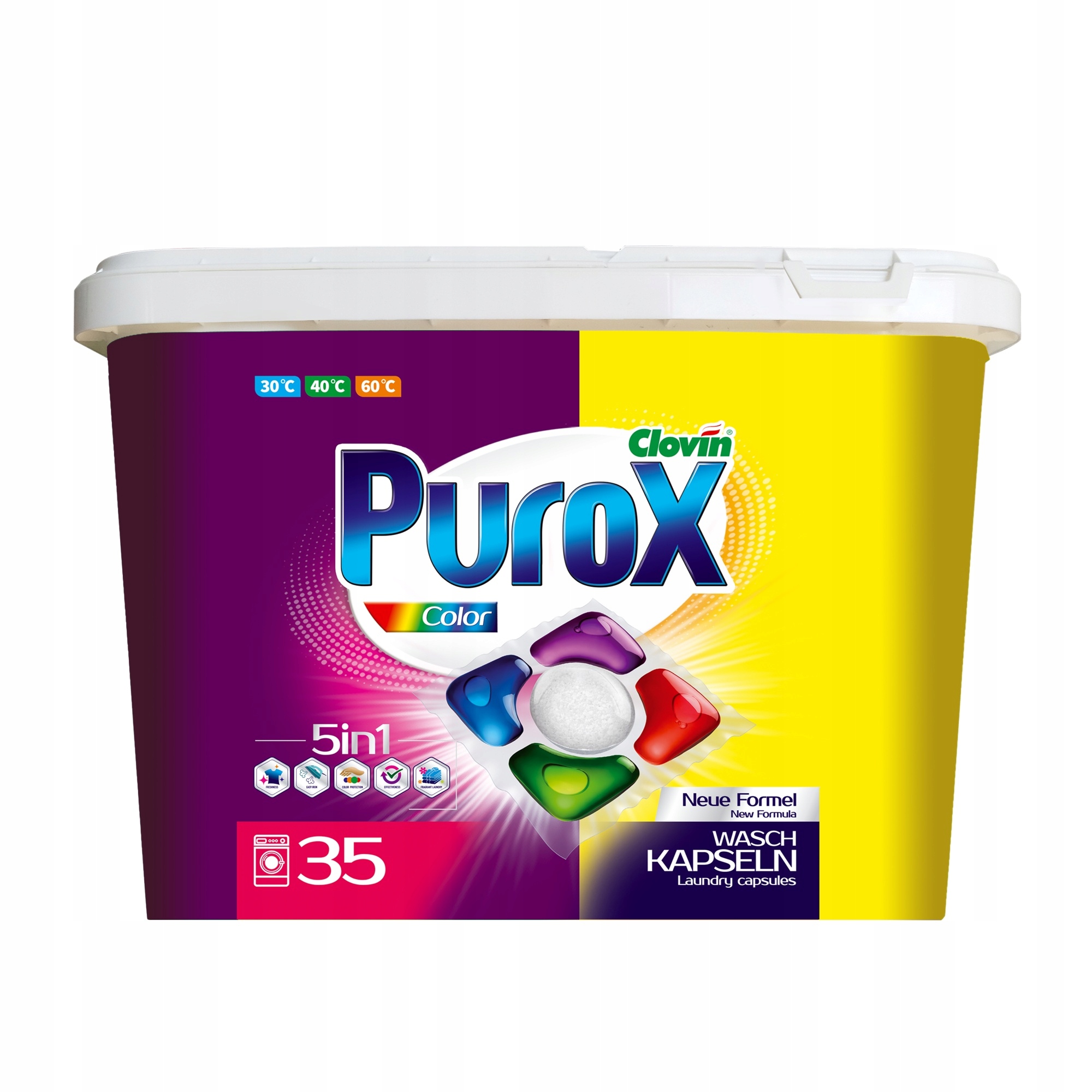 PUROX Kapsułki do prania Kolor 35 szt