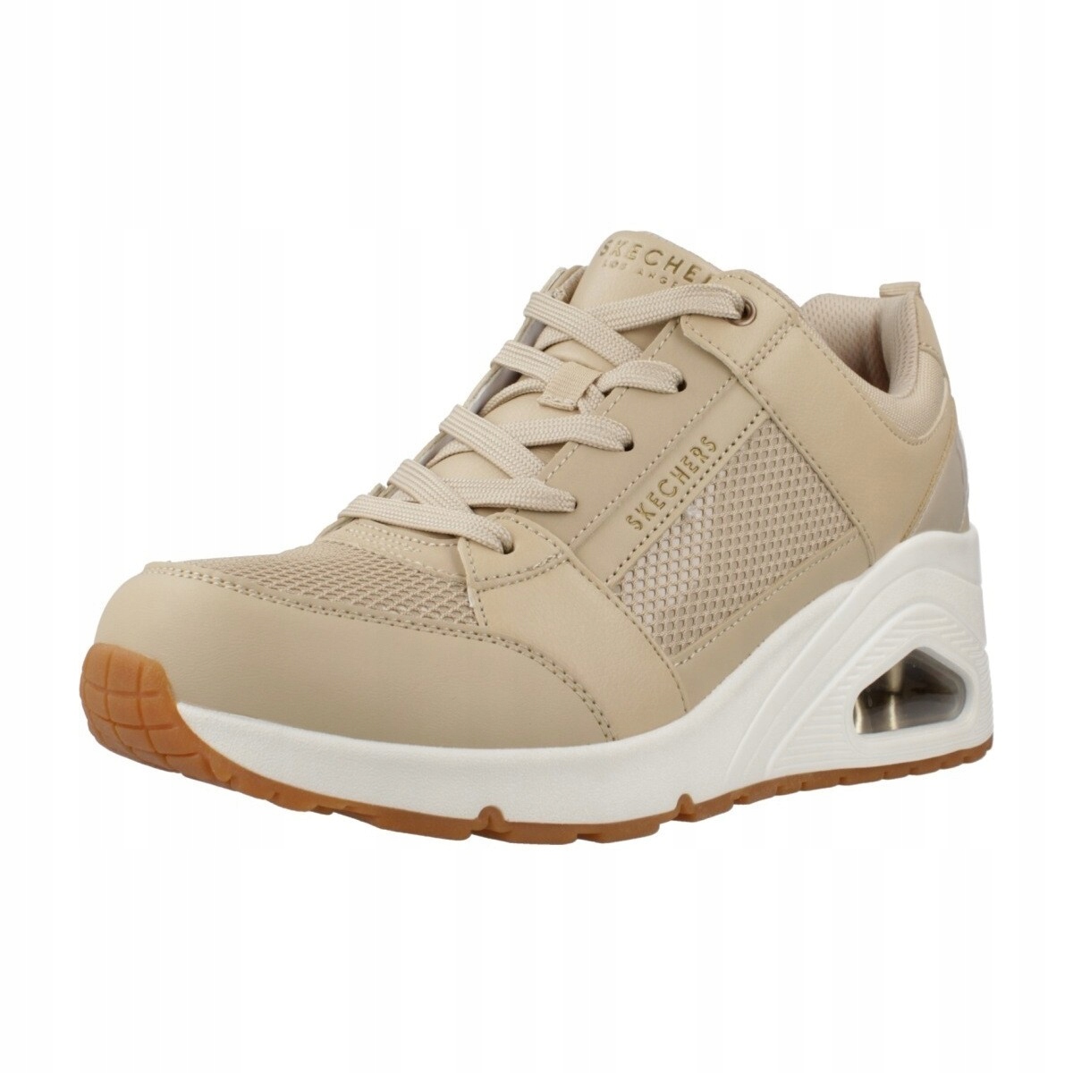 Skechers Béžové Prodyšné Na Klínku 37 U2B