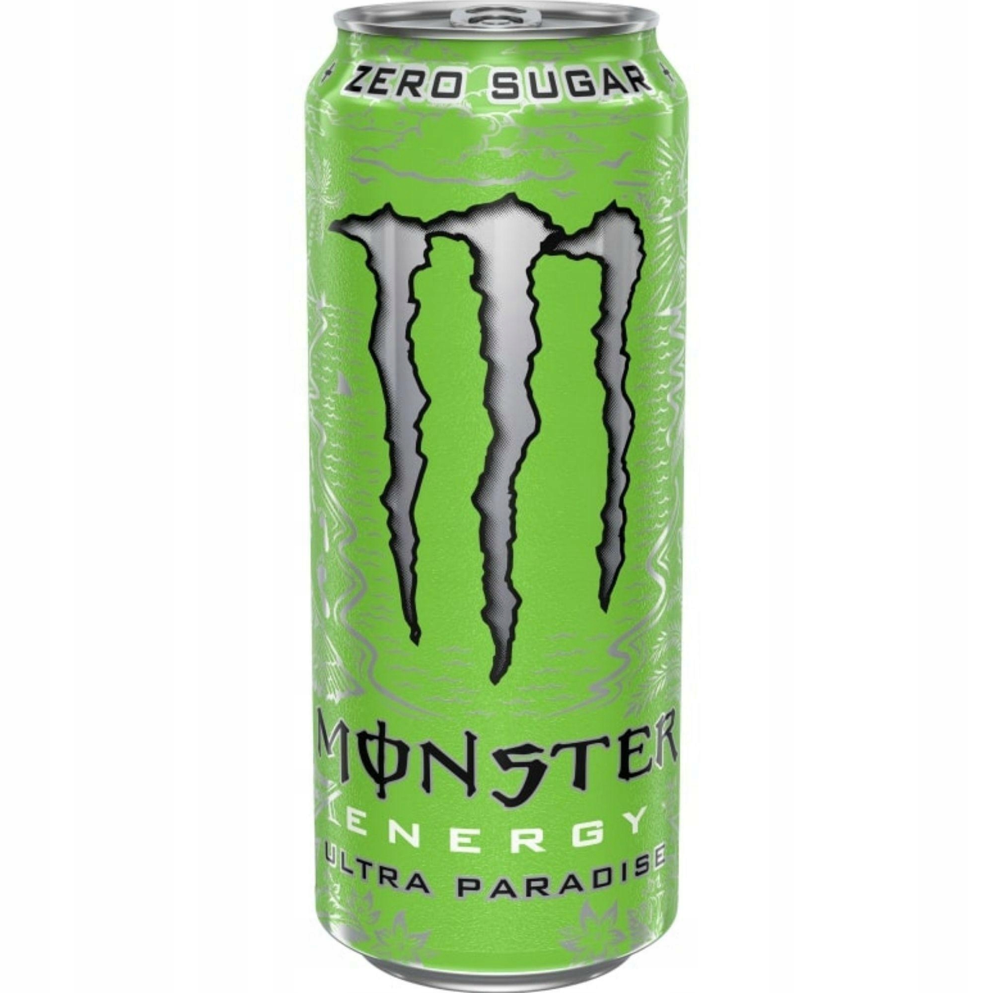 12 Sztuk Monster Ultra Paradise Napój Energetyczny 0,5L Puszka Zielona