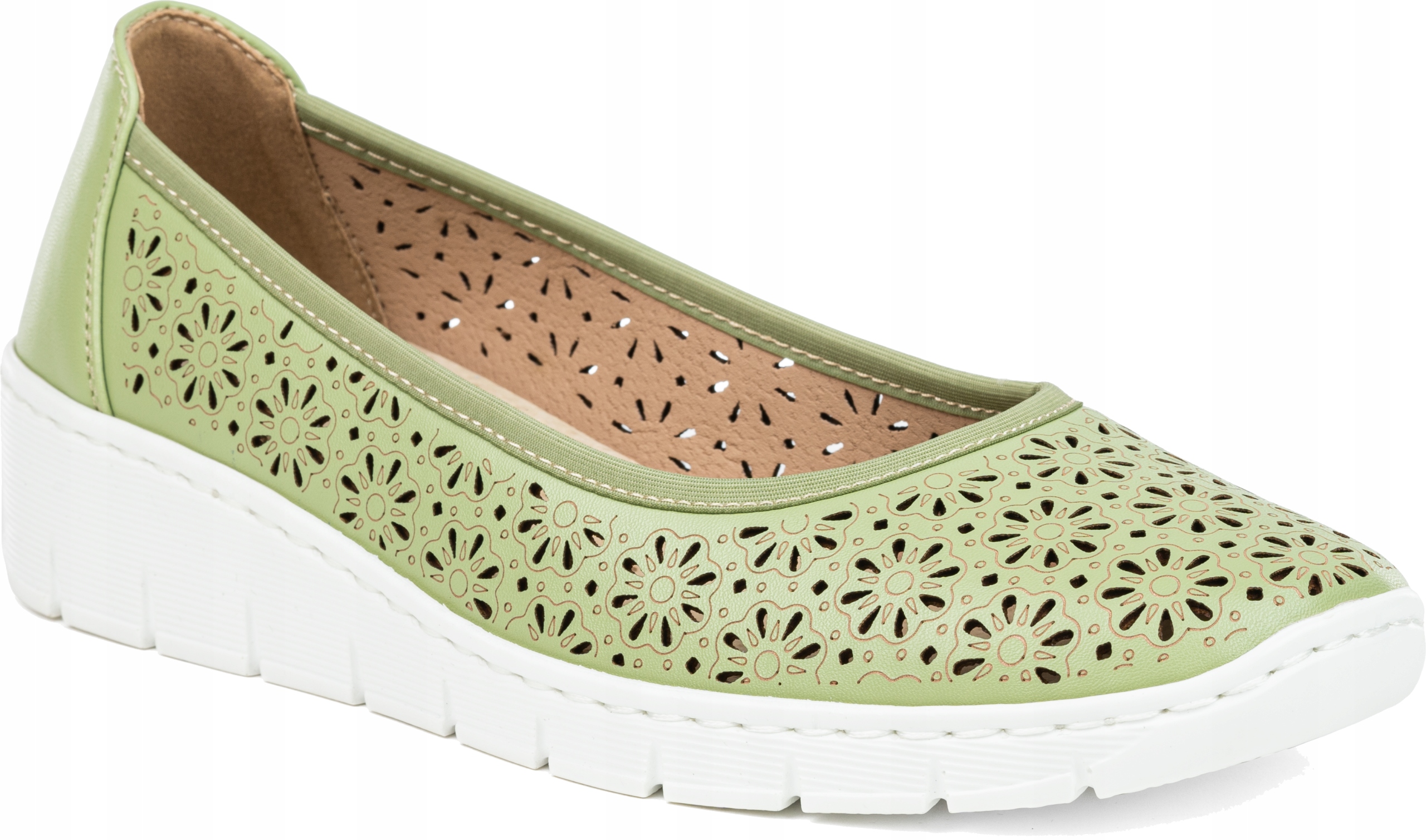 Balerinky vč. Kůže na klínku Lehké pohodlné Wojtyłko 37