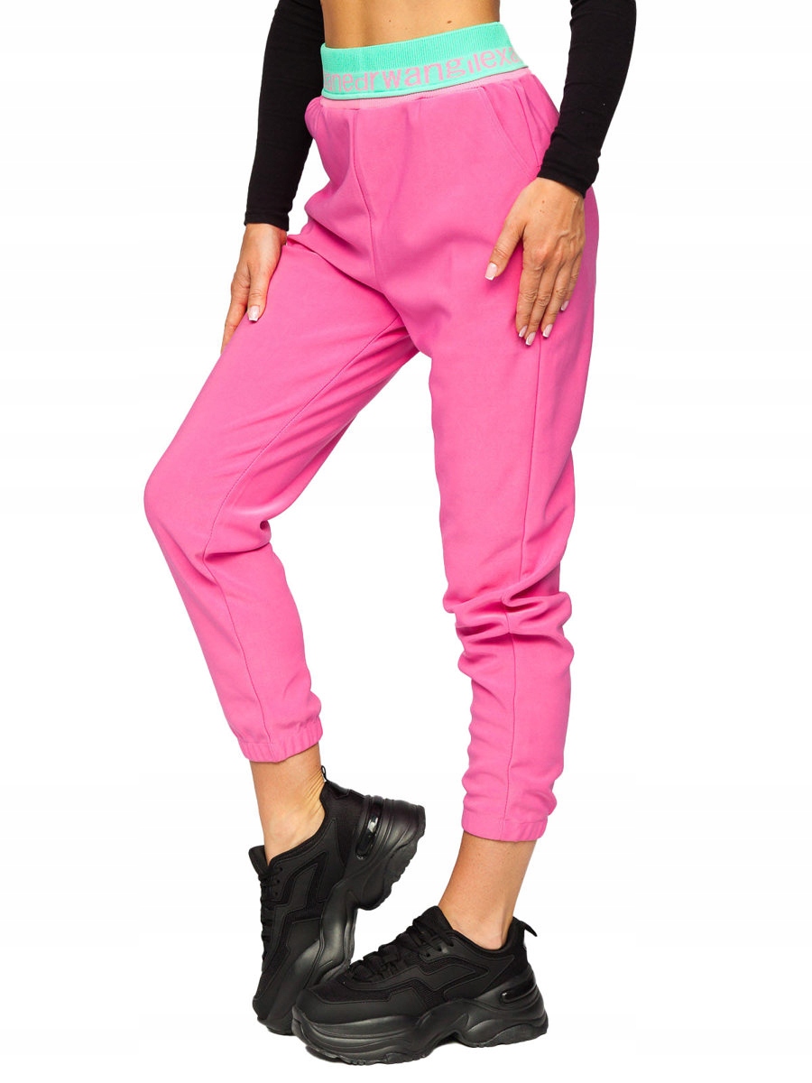 Dámské Tepláky Růžové H1007 Denley_m/l