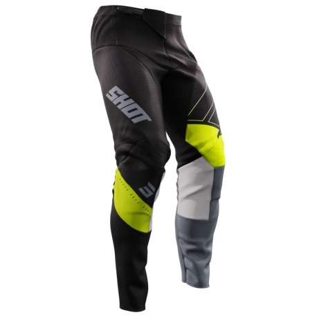 Nohavice Na Cross Quada Shot Contact Rush Neon Yellow (34) A07-11B1-E02-34