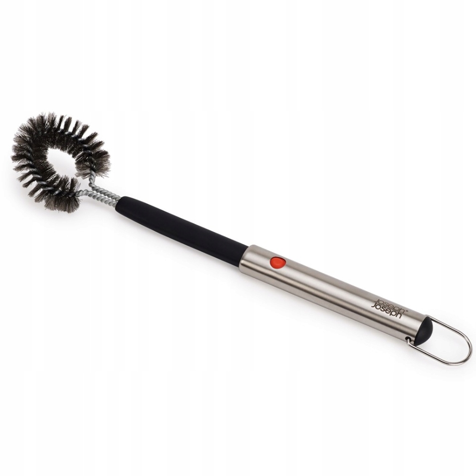 Kartáč na čištění grilu GrillOut Joseph Joseph – ocelová rukojeť