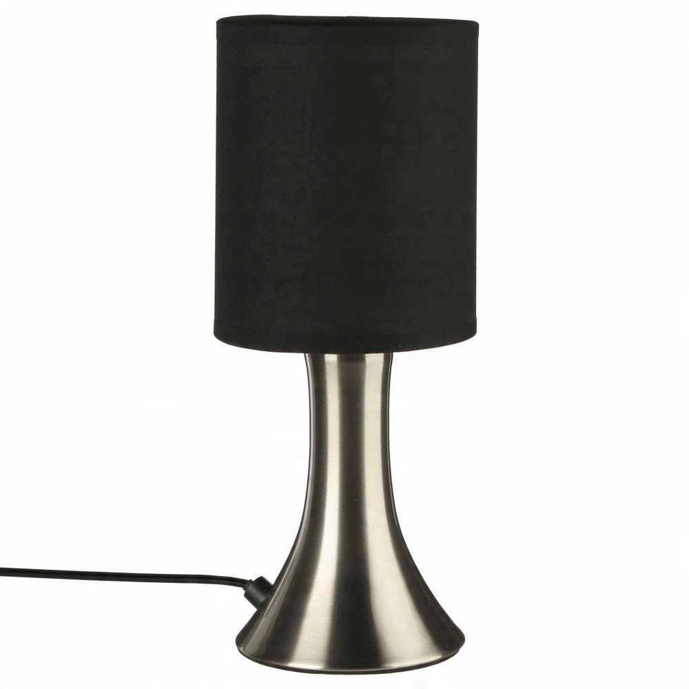 

Dotykowa lampa stołowa dekoracyjna czarna 28 cm