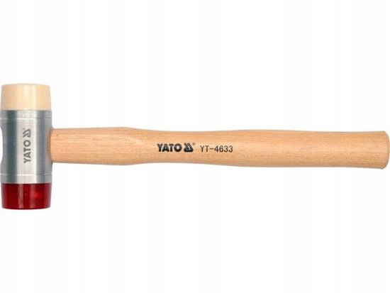 MŁOTEK BLACHARSKI 22MM, PU/NYLON, TRZONEK HIKORA