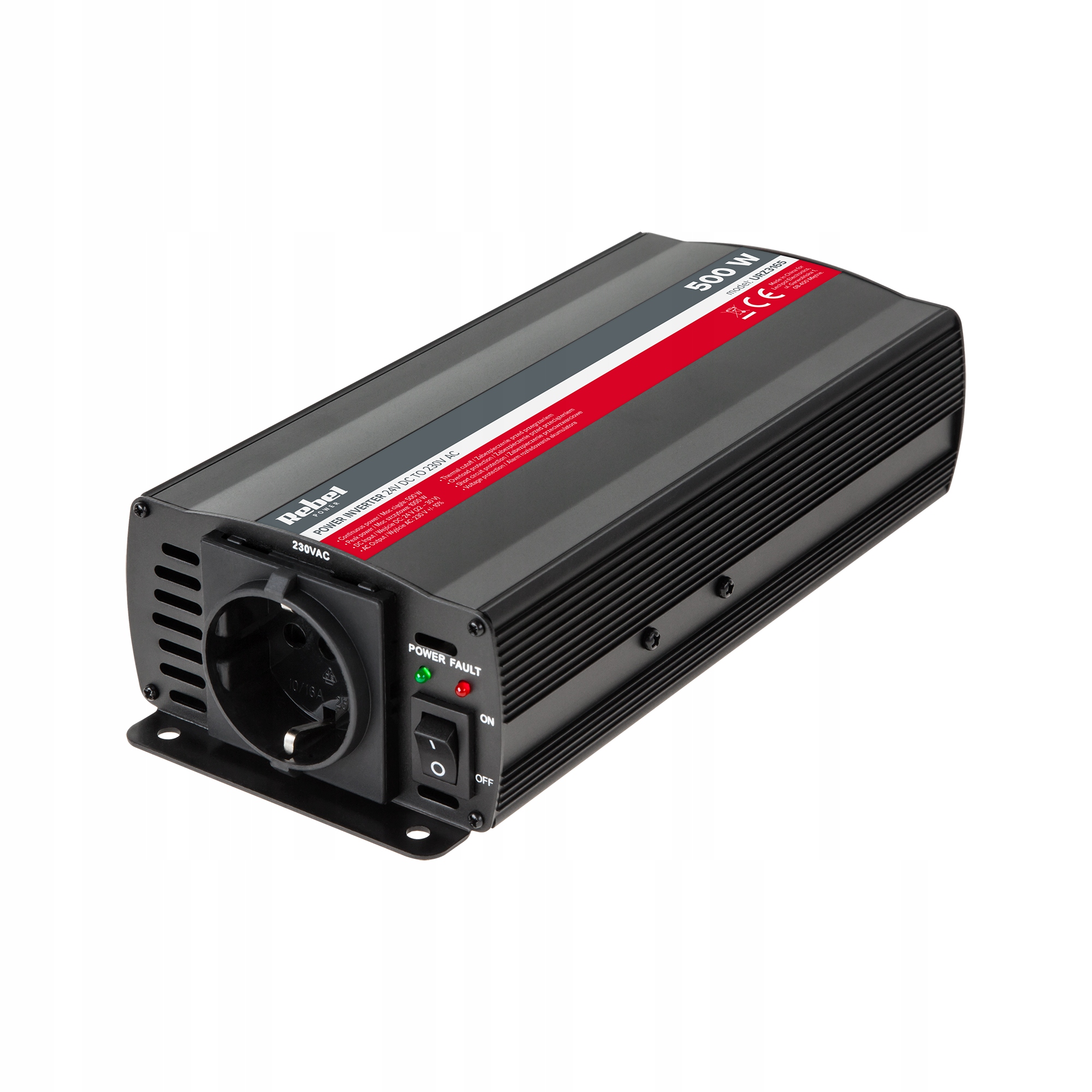 Automobilový menič napätia 24V 230V 500W/1000W Rebel