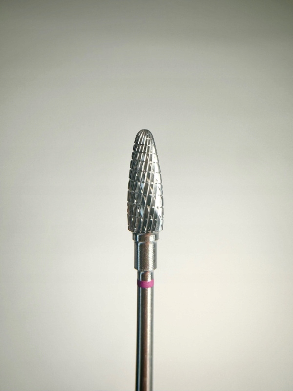 Staleks Karbidová fréza FT90V050/13 – plamen 5 mm, pro gel a hybrid