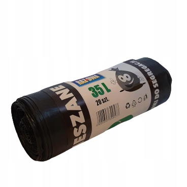 

Worki Ldpe (gruba folia) do segregacji 35 l czarny
