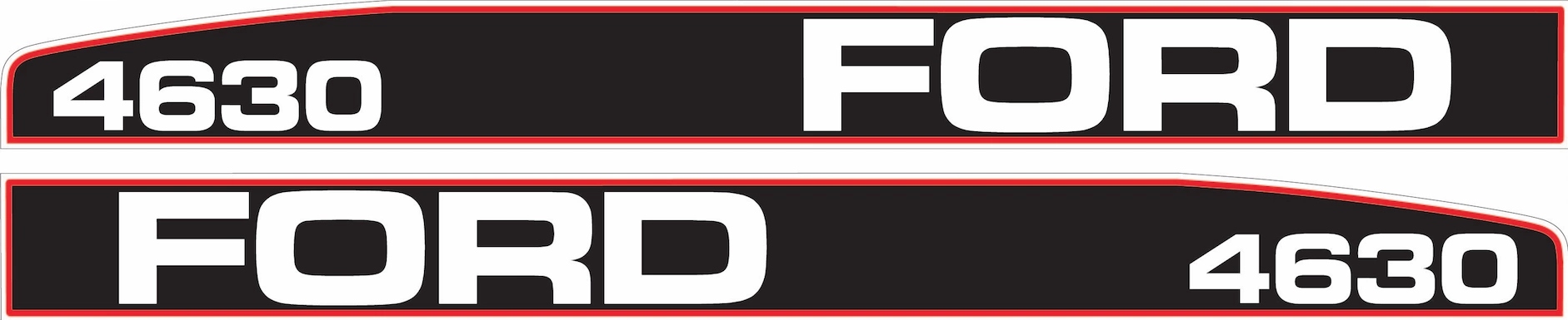 samolepka, logo na kapotu traktor Ford 4630