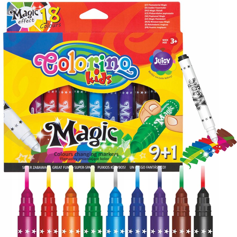

Colorino Magiczne Flamastry Zmieniają Kolor 34630