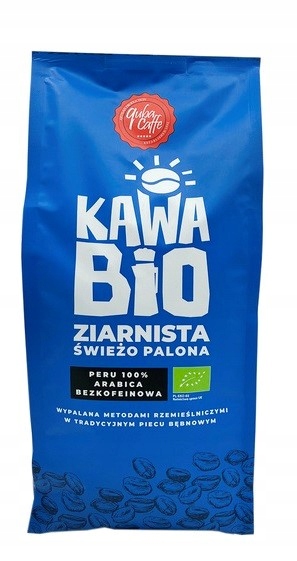 Levně Quba caffe káva káva bez kofeinu arabica 100 % peru bio 1 kg
