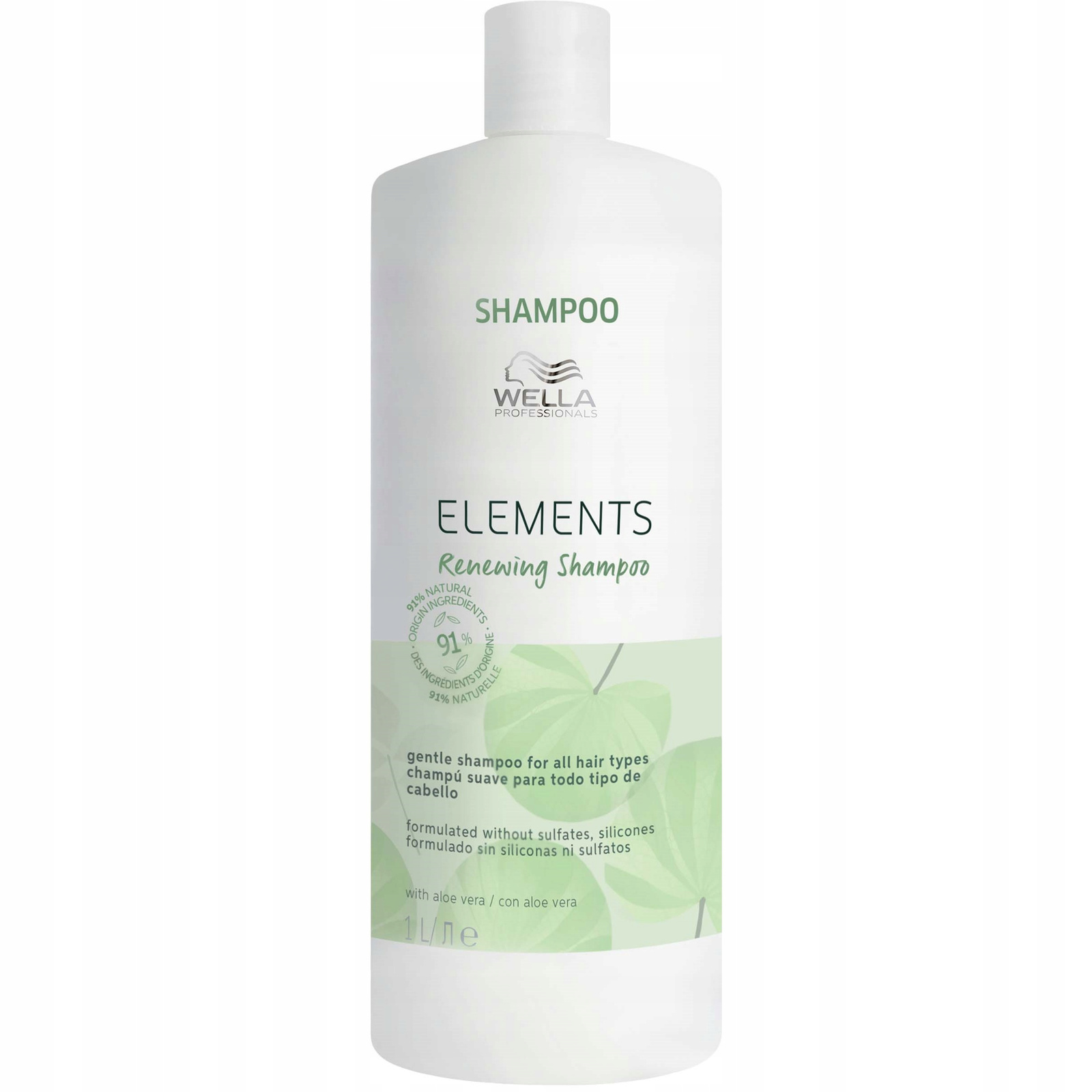 Šampon Wella Elements Renewing 1000 ml Přírodní