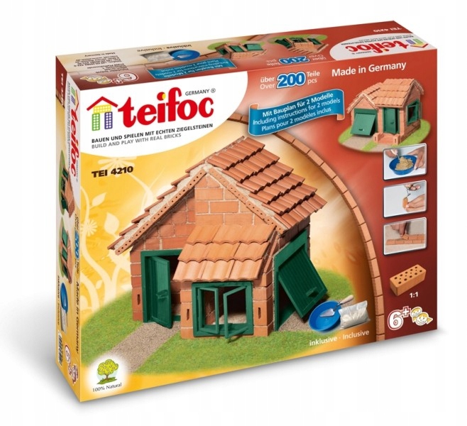 

Teifoc 4210 Budowle Z Cegiełek Domek Z Garażem