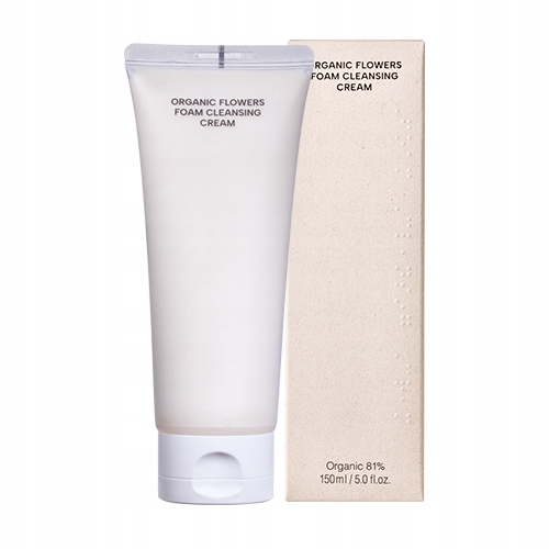 Organic Flowers Foam Cleansing Cream pieniący się krem oczyszczający głęboko oczyszczające