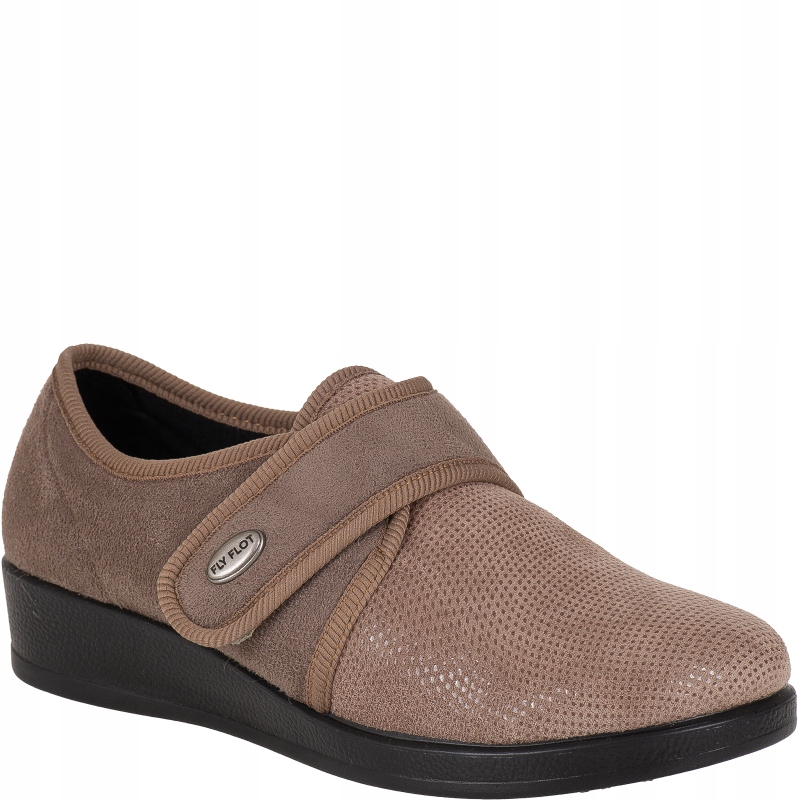 FlyFLot dámské polobotky na suchý zip strečové, velikost H, velikost 36