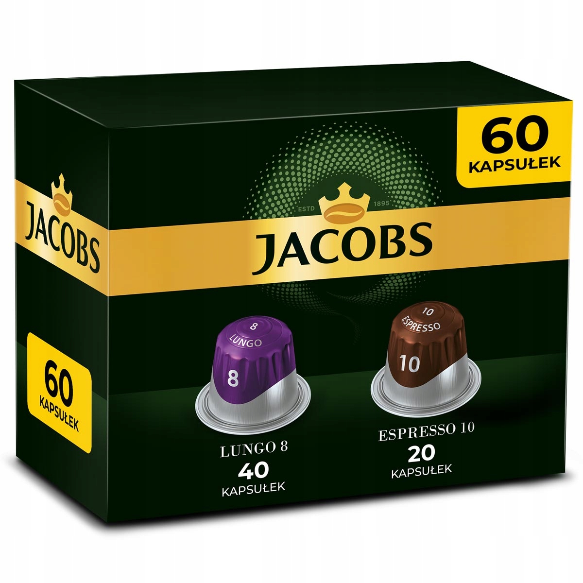 Kapsułki Jacobs 8, 10 do Nespresso(r)* 60szt