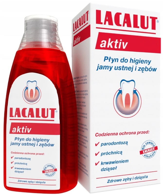 

Lacalut Aktiv Płyn Do Płukania Jamy Ustnej 300ML