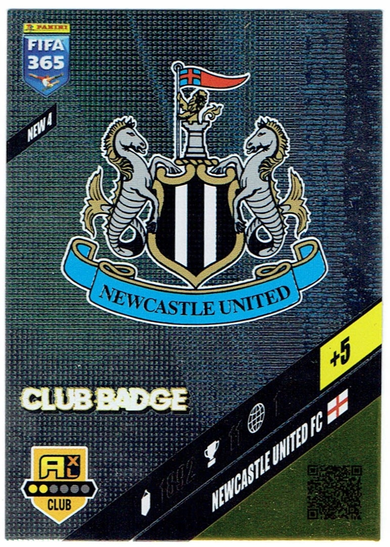 Panini Fifa 365 2024 Club Badge Logo NEW4 Newcastle