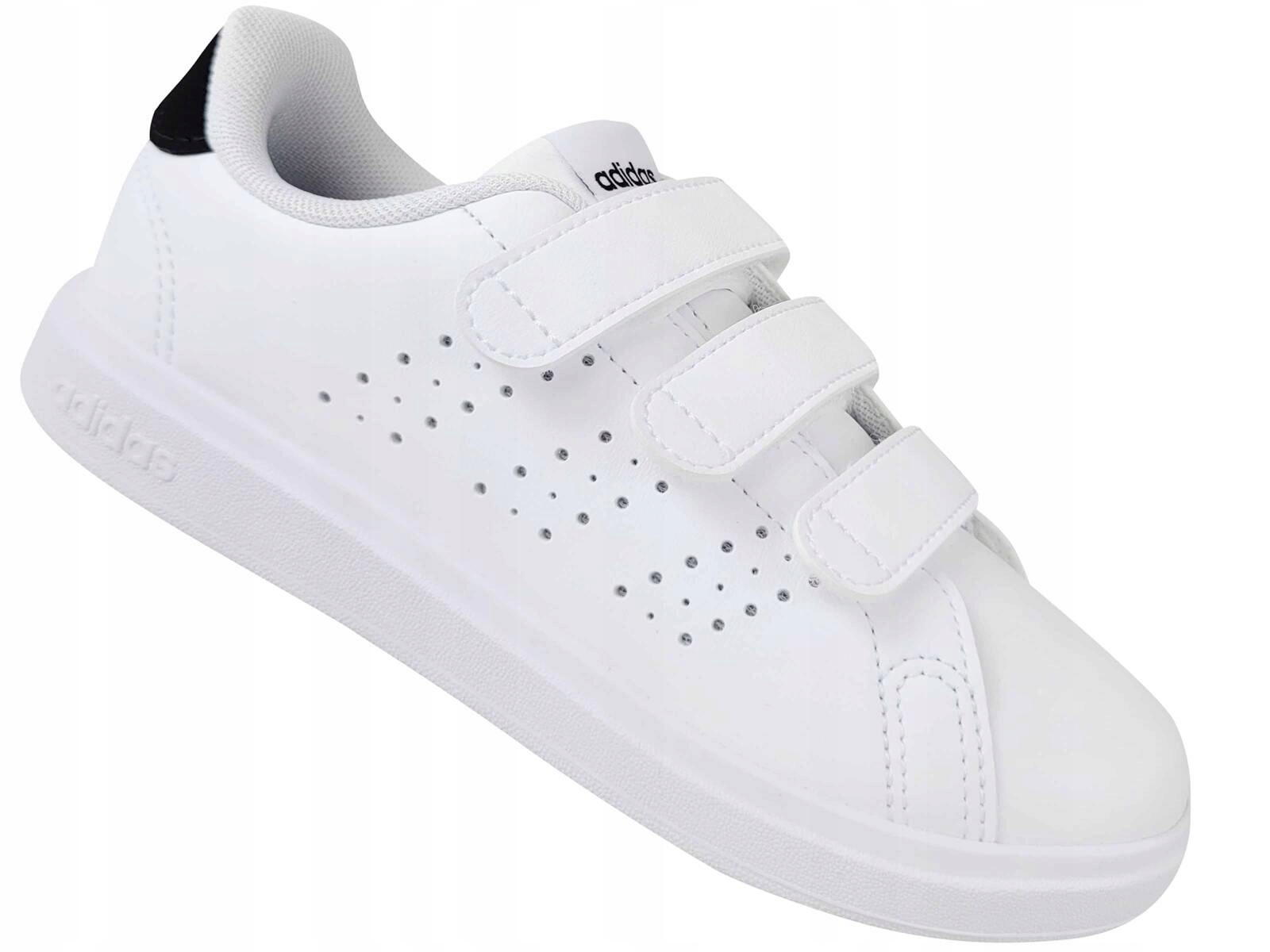 Adidas Advantage Base 2.0 IH8122 Stan Smith Buty Dziecięce Białe Na Rzepy