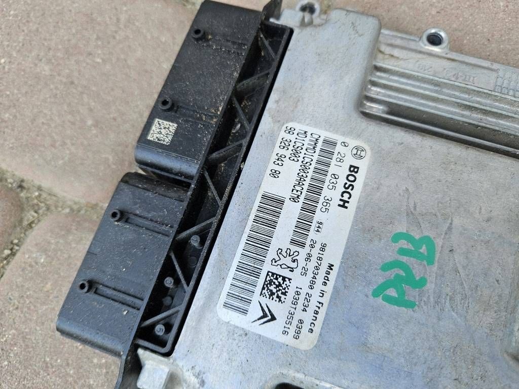 Montaggio startowy computer Motore BSI 1.5 Citroen Berlingo 9832694380