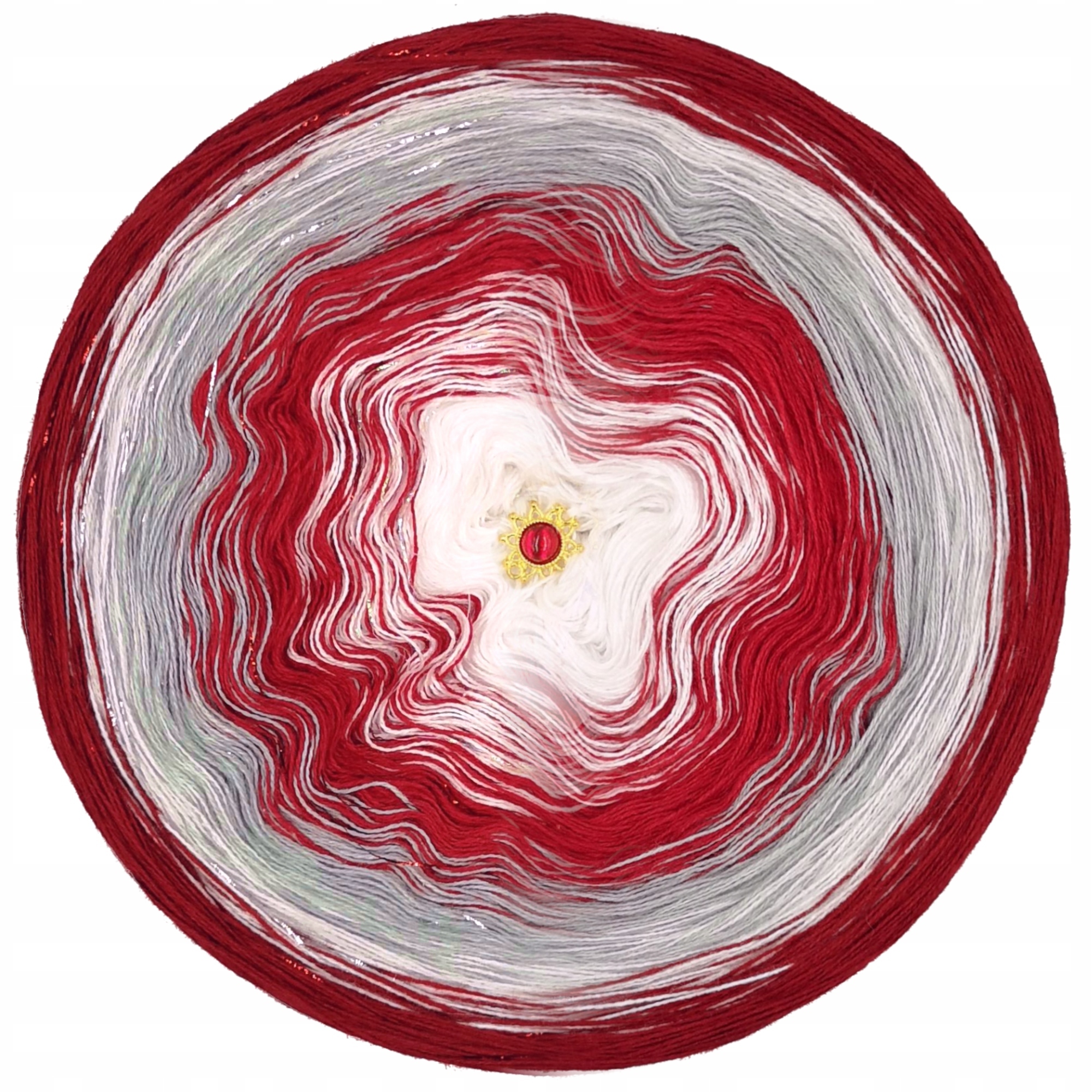 Příze bavlna akryl motůrek 3 nitě XMAS19 Lurex 1800m