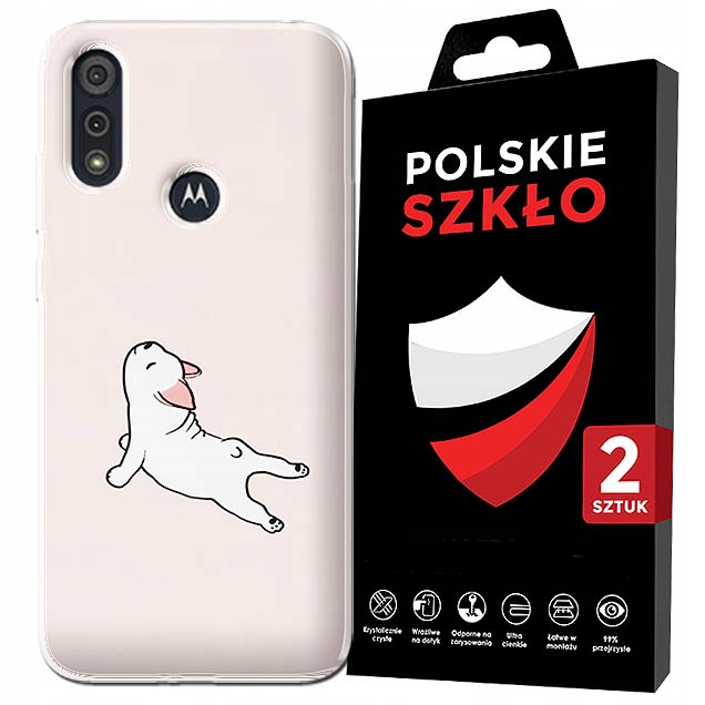 

Modne Etui Case Do Motorola E6S Szkło