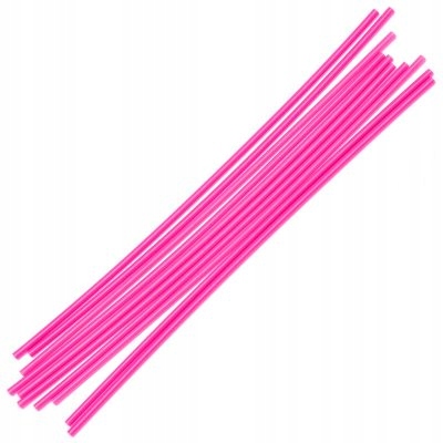 Tuby Plastikowe Do Much Tubowych Średnica 3MM Długość 20CM FD3405 Fluo Pink