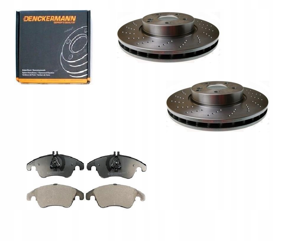 Kotouče Mercedes W204 W212 Přední 322 MM Sada