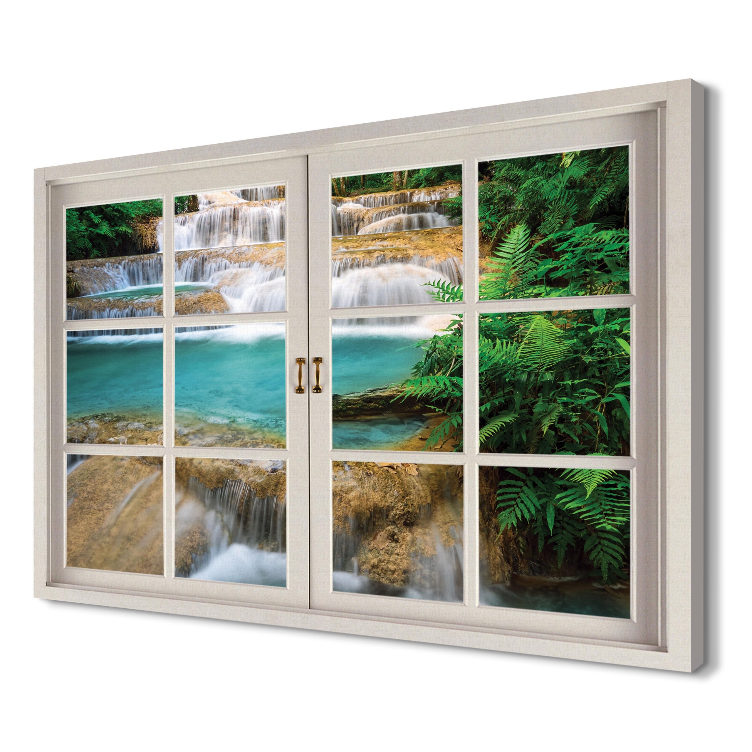 

Wodospad Tajlandia na prezent 120x80 Obraz okno 3d