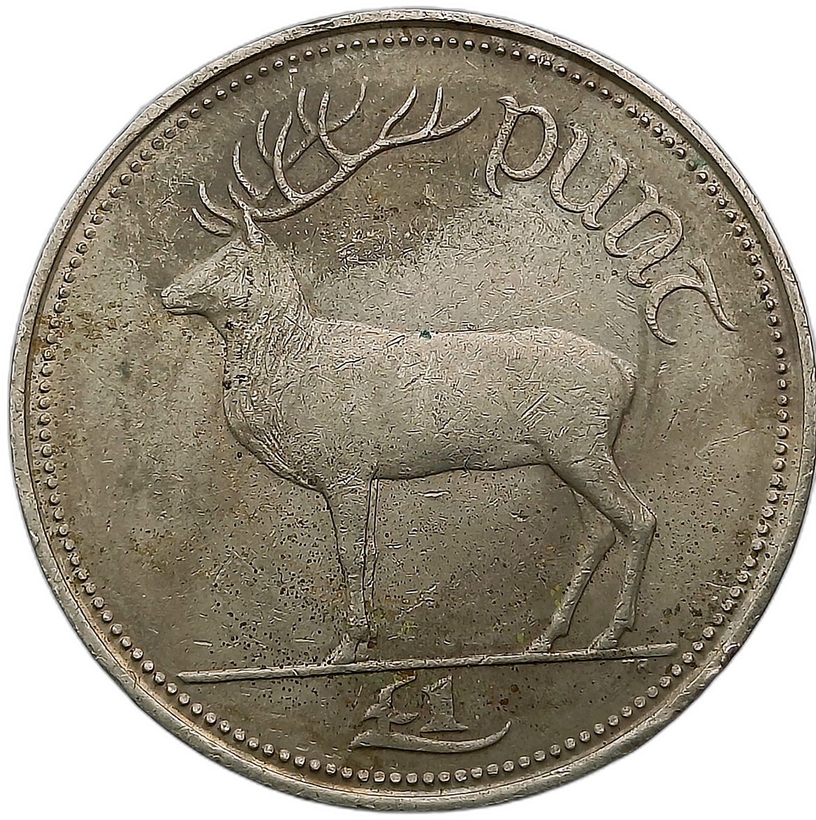IRLANDIA 1 FUNT POUND 1994 JELEŃ DUŻA