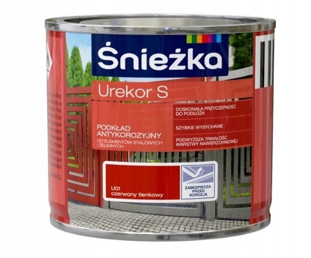 

Podkład do metalu Urekor S czerwony 0,2L