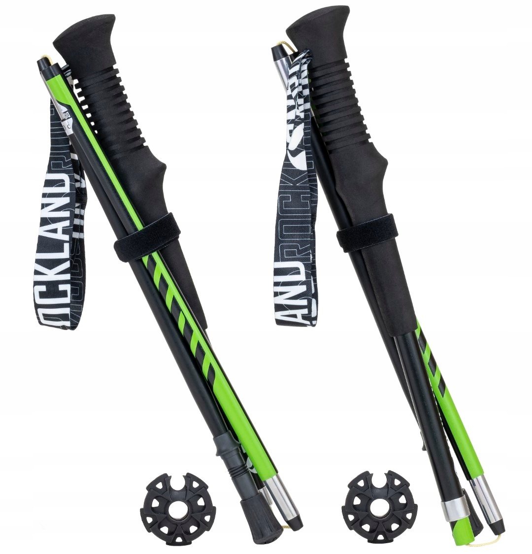 SKŁADANE KIJE BIEGOWE ALUMINIUM 7075 3 CZĘŚCIOWE ROCKLAND DISTANCE 120CM Model DISTANCE 120 cm