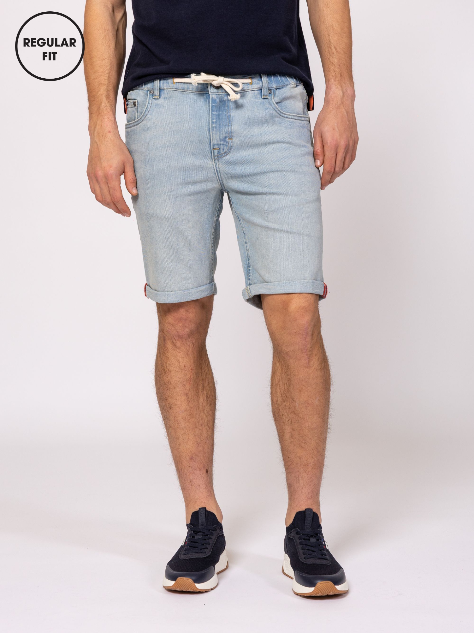 Heavy Tools Pánské Krátké Kraťasy Džínové Šortky Světlé Wooper XXL