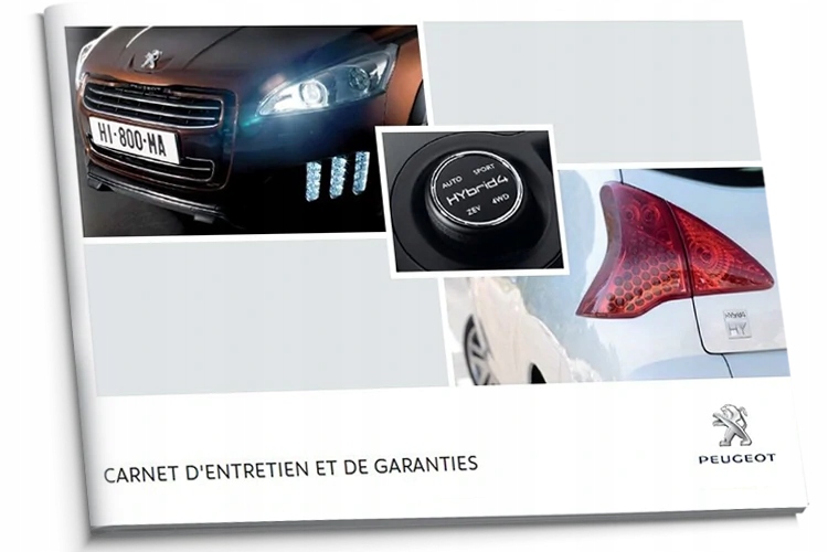 Peugeot Hybrid Francouzská servisní kniha