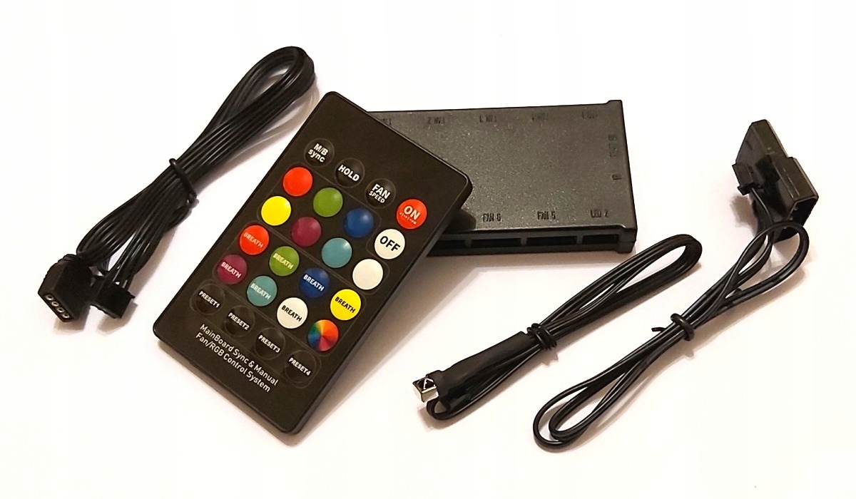 

Kontroler Wentylatorów Rgb + pilot Rgb Fan Control
