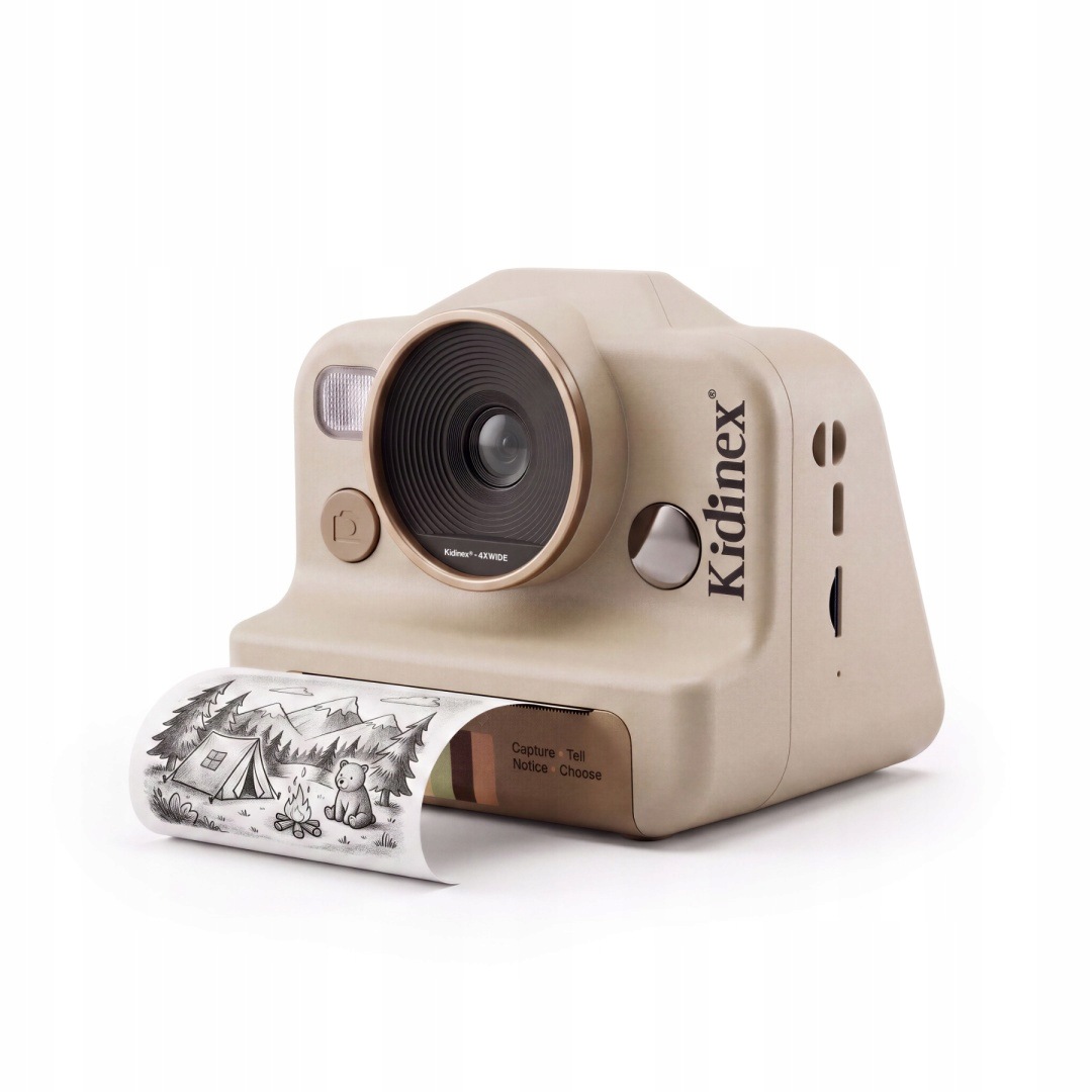 KidLupe Aparat fotograficzny natychmiastowy wydruk dla dzieci KidSnap Beige