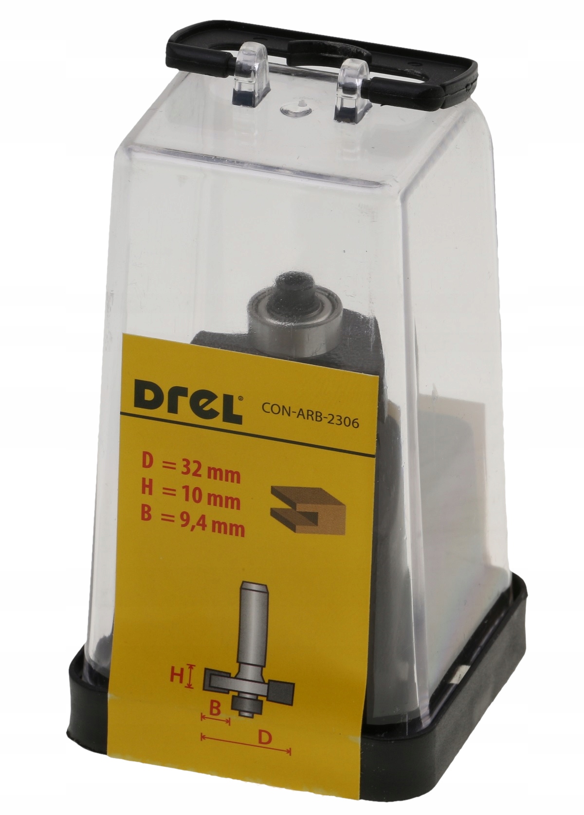 FREZ STOLARSKI DO DREWNA TYP T Z ŁOŻYSKIEM 10x32x8 Marka P.S. Trading