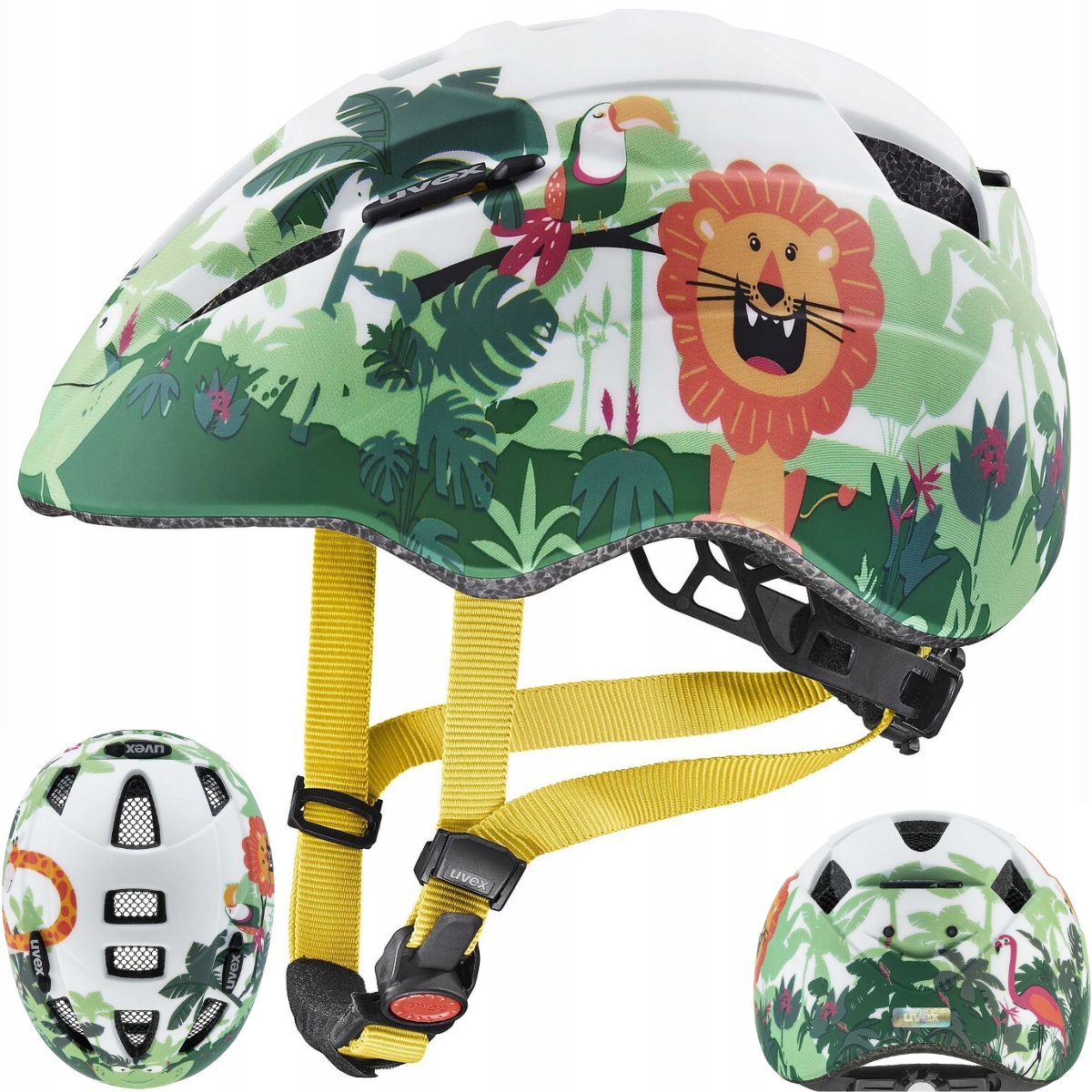 Uvex Kid 2 CC Safari Kask Dziecięcy 46-52 cm Lekki Na Rower Hulajnogę Rolki