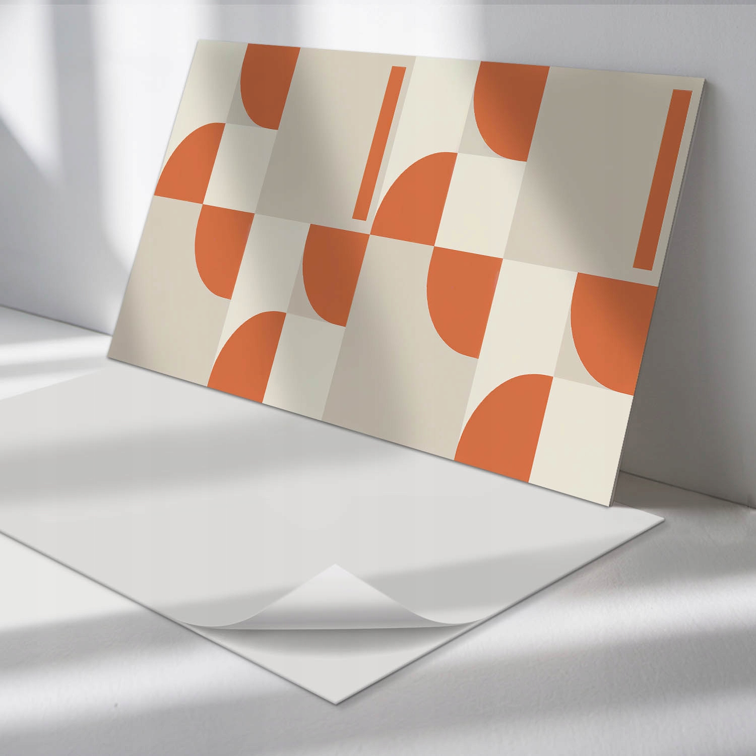 Sada samolepiacich Pvc panelov Abstraktné usporiadanie tvarov 6x60x30 cm