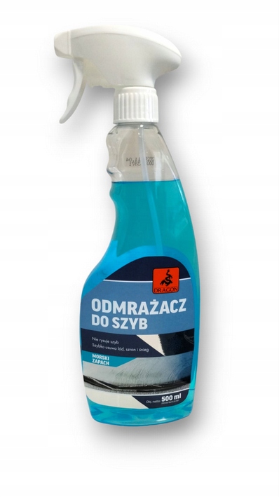 Dragon Odmrażacz Do Szyb Zapach Morski 500ml Nie rysyuje szyb do -30°C