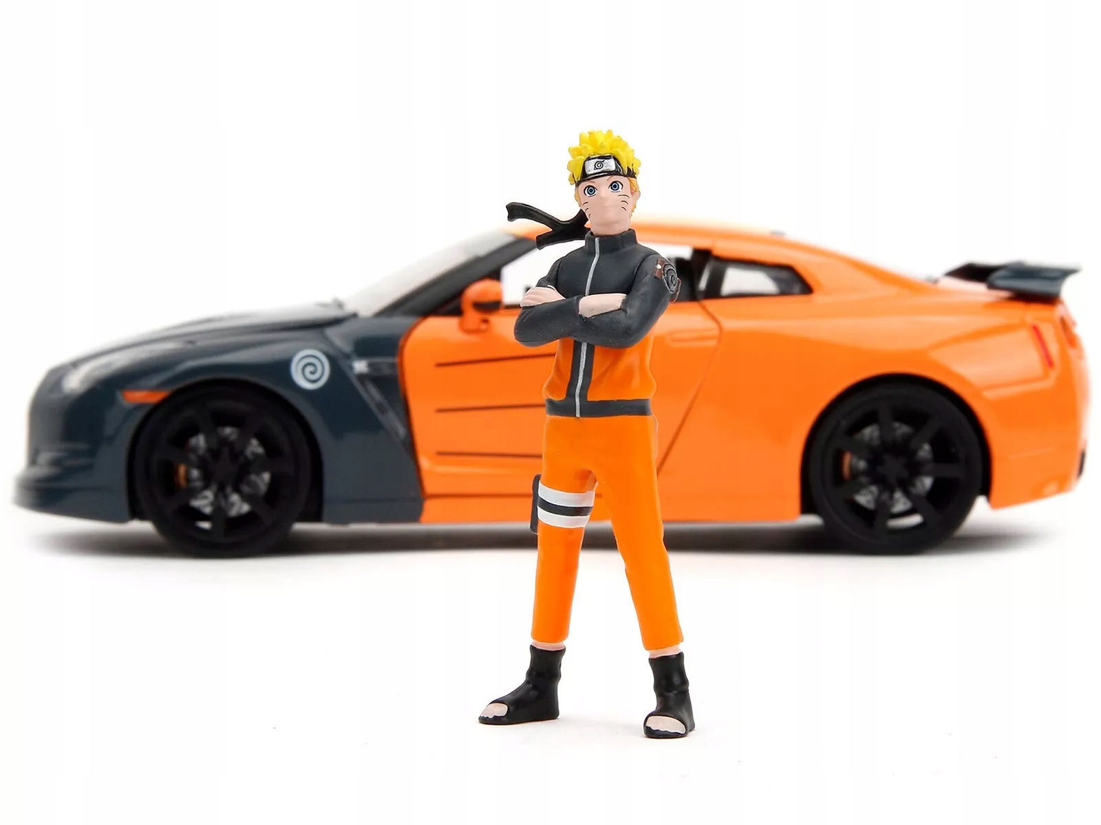 Nissan Gt-r Gtr R35 2009 Figurka Naruto Shippuden Uzumaki Jada Toys 1:24