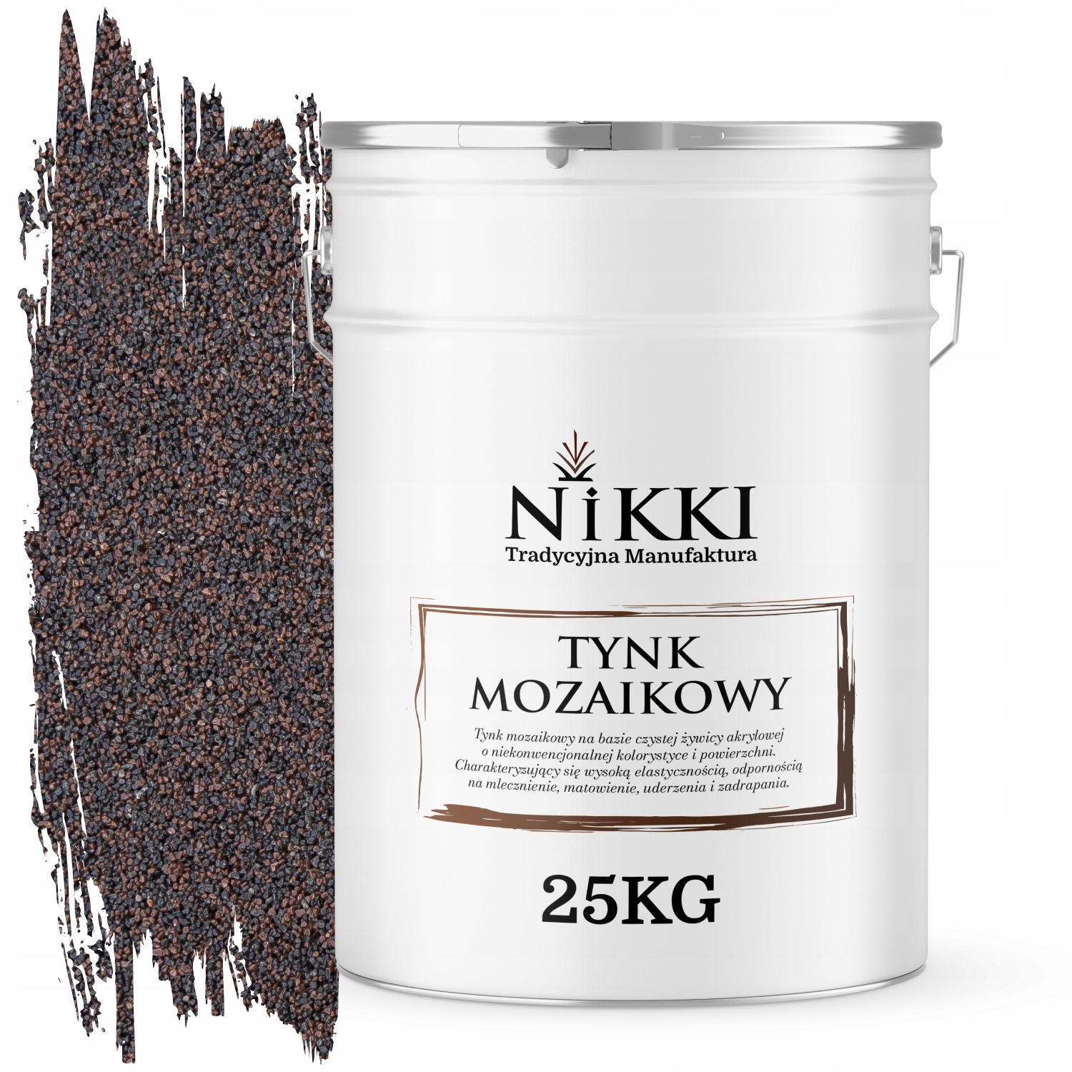 Mozaiková Omietka Živicová 25 Kg Vonkajšia Farba Hnedá Tmavá M83