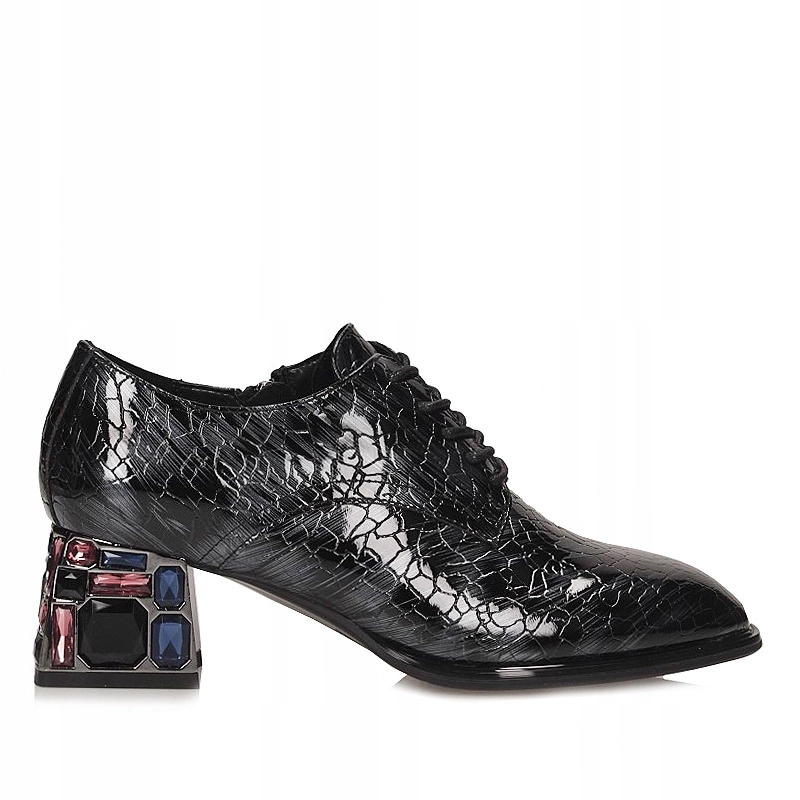 Stylové lakované dámské polobotky Artiker 57C0072