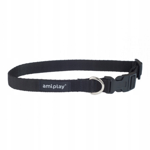 

Amiplay Obroża regulowana Basic S czarny 20-35cm