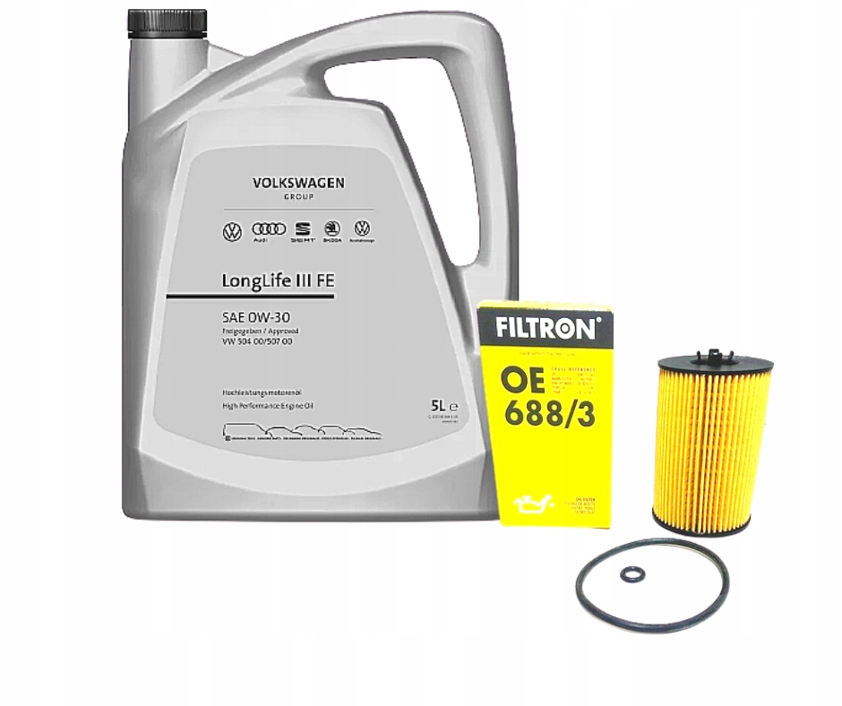 

Filtr Oleju 1,6 2,0 Tdi +olej Vw 0W30 Longlife III