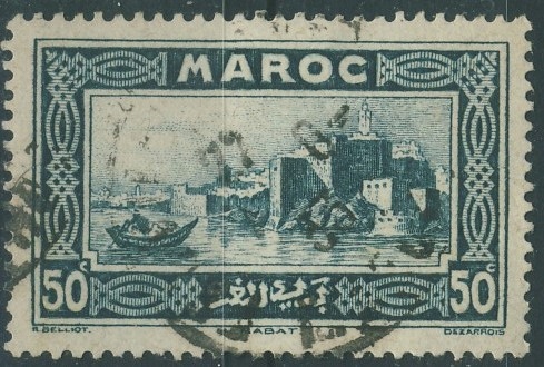 Kolonie fr. Maroc 50 cent. - Rabat