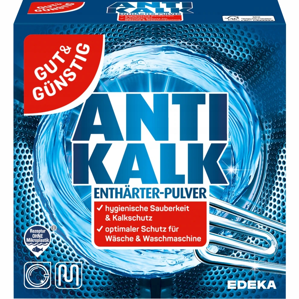 Levně 3X G&g Anti Kalk Pulver Odvápňovač pro pračku 900 g