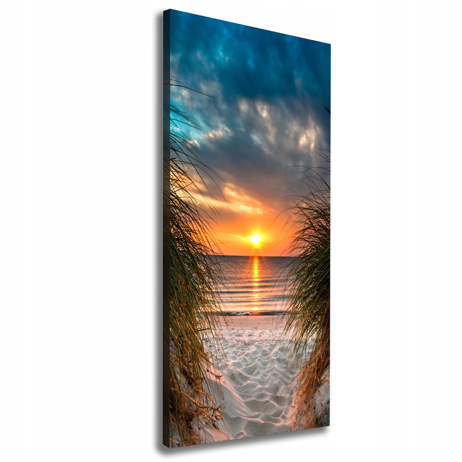 Fotoobraz obraz na plátně Západ slunce moře 50x125 cm